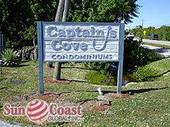 Captains Cove Condo Community Sign